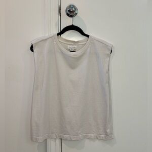 Velvet Off-white Muscle Tee